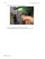 Page 2284-44Service Manual 7525xxxLexmark confidential until announce
10.Disconnect the cable (E) from the controller board at JSC1.
11.Remove the cable from the retainer on the bottom of the printer.
12.Extract the cable through the frame, and remove the cable with the spring contacts. 