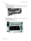 Page 2304-46Service Manual 7525xxxLexmark confidential until announce
Installation note: 
Be sure the cable runs through the retainer.
The toner meter cycle card is a tight fit. Insert the bottom edge inside the frame, and then push down on 
the top edge to clear the top cover.
In some cases the top cover will have to be loosened so the right edge of the top cover can be lifted to get 
the toner meter cycle card back into position. 
1.Remove the two machine screws (A).
2.Remove the two screws (B).
3.Push in on...