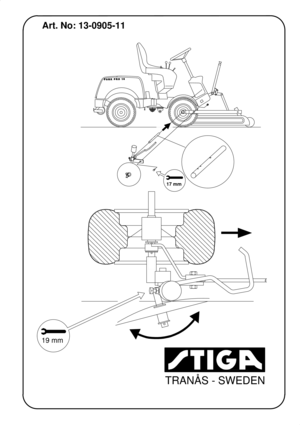 Page 3TRANÅS - SWEDEN
19 mm
17 mm
Art. No: 13-0905-11 
