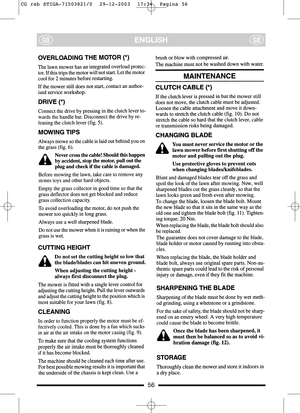 Page 756
ENGLISHGBGB
CG rsb STIGA-71503821/0  29-12-2003  17:34  Pagina 56  