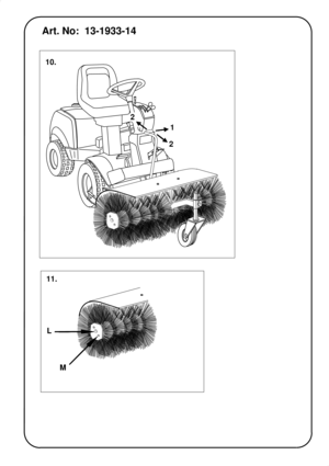 Page 27Art. No:  13-1933-14
1
2 2 10.
11.
L
M 