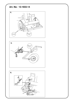 Page 7M10x35
4.
Art. No:  13-1933-14
17 mm
D
5.
M10x40 17 mm
J
6. 