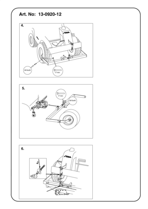 Page 6
M10x35
4.
Art. No:  13-0920-12
17 mm
D
5.
M10x40
17 mm
J
6. 