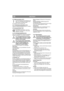 Page 6464
DEUTSCHDE
3.4.16Stromschalter (2:P1)
Der Stromschalter hat drei Stellungen und 
kann z. B. zum Heben und Senken eines 
Heckrechens verwendet werden.
Der Schalter steuert Kontakt (5:P).
3.4.17 Betriebsstundenzähler (2:H)
Zeigt die Anzahl der Betriebsstunden an. Funktio-
niert nur bei laufendem Motor.
3.4.18 Scheinwerfer (1:K)
Der Schalter wird zum Ein- und Auss-
chalten des Scheinwerfers vorne an der 
Maschine verwendet.
3.4.19 Auskupplungshebel (9:U)
Hebel zum Auskuppeln der stufenlosen Kraftüber-...