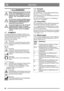 Page 6060
DEUTSCHDE
1 ALLGEMEINES
Dieses Symbol kennzeichnet eine WAR-
NUNG. Ein Nichtbefolgen der Anweis-
ungen kann schwerwiegende Personen- 
und bzw. oder Sachschäden nach sich 
ziehen.
Vor dem Start sind diese Bedienungsan-
leitung sowie die beigefügte Broschüre 
„SICHERHEITSVORSCHRIFTEN 
aufmerksam durchzulesen.
In das Hydrauliksystem oder die Kraft-
stoffanlage dürfen keine Verunreini-
gungen gelangen. Dadurch würden die 
Teile des Systems schwer beschädigt 
werden.
1.1 SYMBOLE
Am Gerät befinden sich...