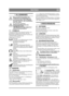 Page 3333
DEUTSCHDE
1 ALLGEMEINES
Dieses Symbol kennzeichnet eine 
WARNUNG. Ein Nichtbefolgen der 
Anweisungen kann schwerwiegende 
Personen- und bzw. oder Sachschäden 
nach sich ziehen.
Vor dem Start sind diese 
Bedienungsanleitung sowie die 
beigefügte Broschüre 
“SICHERHEITSVORSCHRIFTEN 
aufmerksam durchzulesen.
1.1 SYMBOLEAm Gerät befinden sich folgende Symbole, um 
den Bediener darauf hinzuweisen, dass bei 
Benutzung und Wartung des Geräts Vorsicht und 
Aufmerksamkeit geboten sind.
Bedeutung der...