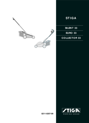 Page 1STIGA
SILENT 33
EURO 33
COLLECTOR 33
8211-0207-09 
