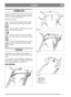 Page 67
DKDANSK
SYMBOLER
Følgende symboler findes på maskinen for at min-
de Dem om den forsigtighed og opmærksomhed,
der kræves ved brug af maskinen.
Symbolerne betyder:
Advarsel! Læs brugsanvisningen og sik-
kerhedsmanualen før brug af maskinen.
Advarsel! Hold uvedkommende væk. Pas
på udkastede genstande.
Advarsel! Stik ikke hænder eller fødder
ind under skjoldet, når maskinen er i gang.
Advarsel! Tag tændrørskablet af tændrøret
før nogen reparation af maskinen påbe-
gyndes.
VIGTIGT
Udrustning, som er mærket...