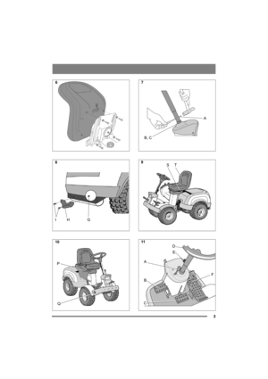 Page 33
G H I
P
Q
A
B, C
S T
A
B
CF
D
E
6
8
107
9
11 