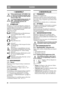 Page 2222
DANSKDA
1 GENERELT
Dette symbol betyder ADVARSEL. Der 
er risiko for alvorlig personskade og/el-
ler materielle skader, hvis ikke instruk-
tionerne følges nøje.
Læs denne brugsanvisning samt de ved-
lagte SIKKERHEDSFORSKRIFT-
ER omhyggeligt igennem, før 
maskinen startes.
1.1 SYMBOLER
Maskinen er forsynet med følgende symboler for 
at understrege, at der skal udvises forsigtighed og 
opmærksomhed ved anvendelse af maskinen samt 
udførelse af vedligeholdelsesarbejde.
Symbolerne betyder:Advarsel!
Læs...