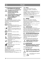 Page 100100
POLSKIPL
1 INFORMACJE OGÓLNE
Ten symbol oznacza OSTRZEŻENIE. 
Niedok ładne stosowanie si ę do 
instrukcji mo że prowadzi ć do 
powa żnych obra że ń  cia ła i/lub 
uszkodzenia mienia.
Przed uruchomieniem maszyny nale ży 
dok ładnie zapozna ć si ę z niniejsz ą 
instrukcj ą obsługi oraz za łączon ą 
broszur ą „INSTRUKCJA 
BEZPIECZE ŃSTWA”.
1.1 SYMBOLE
Na maszynie znajduj ą si ę nast ępuj ące symbole. 
Ich zadaniem jest przypominanie o zachowaniu 
ostroż ności i uwagi podczas jej u żywania i...