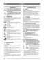 Page 2626
NORSKNO
1 GENERELT
Dette symbolet betyr ADVARSEL. Hvis 
du ikke følger instruksjonene nøye, kan 
det føre til alvorlig personskade og/eller 
materiell skade.
Før start må denne bruksanvisningen 
og den medfølgende trykksaken SIK-
KERHETSFORSKRIFTER leses 
nøye.
1.1 SYMBOLER
Følgende symboler finnes på maskinen for å minne 
om den forsiktighet og oppmerksomhet som kre-
ves ved bruk og vedlikehold.
Symbolene betyr:
Advarsel!
Les instruksjonsboken og sikkerhetsma-
nualen før maskinen tas i bruk....