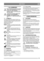 Page 3333
DEUTSCHDE
1 ALLGEMEINES
Dieses Symbol kennzeichnet eine WAR-
NUNG. Ein Nichtbefolgen der Anwei-
sungen kann schwerwiegende 
Personen- und bzw. oder Sachschäden 
nach sich ziehen.
Vor dem Start sind diese Bedienungs-
anleitung sowie die beigefügte 
Broschüre “SICHERHEITSVOR-
SCHRIFTEN aufmerksam durchzule-
sen.
1.1 SYMBOLE
Am Gerät befinden sich folgende Symbole, um 
den Bediener darauf hinzuweisen, dass bei Benut-
zung und Wartung des Geräts Vorsicht und Auf-
merksamkeit geboten sind.
Bedeutung der...