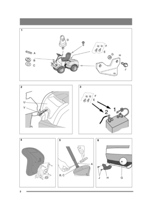 Page 22
A
B
C D
EGH
F
J
2
V
U
1
2
F
E
6
G
HJ
5
A
B, C
1
3
4 