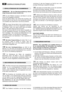 Page 1319
GEBRAUCHSANLEITUNG
ANMERKUNG – Bei der Maschinenauslieferung können
einige Komponenten bereits montiert sein.
Um das Prallblech anzubauen, den Bolzen (1) und die
Feder (2) wie angegeben einstecken. 
Zuerst den Bolzen (Stift) in den rechten Sitz (4) stecken, das
Ende der Feder mit der Öse (3) in den Zentralschlitz einführen
und schließlich das andere Ende in den Sitz (5) einführen.
Den unteren Teil des Griffs (1) tief in die Bohrungen des
Fahrgestells einführen und mit den mitgelieferten Schrauben
(2)...