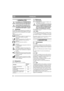 Page 5656
FRANÇAISFR
1 GÉNÉRALITÉS
Ce symbole est un AVERTISSEMENT. 
Risque de blessure ou de dégât matériel 
en cas de non-respect des instructions.
Avant de démarrer la machine, lire at-
tentivement les instructions ainsi que 
les consignes contenues dans le fascicule 
« RÈGLES DE SÉCURITÉ » ci-joint.
1.1 SymbolesLes symboles suivants figurent sur la machine. Ils 
attirent votre attention sur les dangers et les mesu-
res à respecter lors de l’utilisation et de la mainte-
nance.
Explication des symboles :...