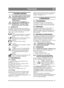 Page 8787
PORTUGUÊSPT
1 NOÇÕES GERAIS
Este símbolo significa AVISO. Poderão 
resultar ferimentos e/ou danos graves 
em pessoas e propriedade se as 
instruções não forem seguidas 
cuidadosamente.
Estas instruções de utilização e a 
brochura anexa INSTRUÇÕES DE 
SEGURANÇA deverão ser lidas 
minuciosamente antes do arranque.
1.1 SÍMBOLOSOs seguintes símbolos aparecem na máquina. A 
sua função é lembrar-lhe dos cuidados e atenções 
necessários durante a utilização e a manutenção.
Isto é o que os símbolos...