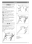 Page 65
POLSKIPL
SYMBOLE
Na maszynie znajduj si nast puj ce symbole,
których zadaniem jest przypominanie o
konieczno ci zachowania ostro no ci podczas jej
uywania.
Znaczenie symboli:
Ostrze enie! Przed przyst pieniem do
u ywania maszyny nale y zapozna, si z
Instrukcj obs
ugi i instrukcj
bezpiecze stwa.
Ostrze enie! Przy maszynie powinien
znajdowa, si tylko operator. Nale y
uwa a, na przedmioty wyrzucane przez
wiruj ce ostrze.
Ostrze enie! Podczas pracy maszyny
nale y trzyma, d
onie i stopy z dala od
platformy...