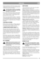 Page 1010
ENGLISHGB
If grass has dried on to the mower casing, it can be
scraped clean. If necessary, touch up the underside
with paint to prevent rust damage.
Clean the silencer and the surrounding
area regularly to remove grass, dirt and
flammable waste products.
Remove the transmission casing by removing the
screwsS(fig. 27) and clean around the transmis-
sion (*) and drive belts (*) with a brush or com-
pressed air once or twice a year.
Once every season, the drive wheels (*) should be
cleaned internally....