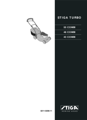 Page 1STIGA TURBO
55 COMBI
48 COMBI
43 COMBI
8211-0208-11 