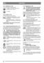 Page 5454
DEUTSCHDE
2.4.7 Gashebel (4, 5:G) 
Zur Regulierung der Motordrehzahl.1. Vollgas – das Gerät sollte stets mit 
Vollgas betrieben werden. 
2. Leerlauf.
2.4.8 Choke (4, 5:H)
Ziehregler für Choke bei Kaltstart. 1. Regler ganz hera usgezogen – Choke-
drosselklappe im Vergaser geschlossen. 
Für Kaltstart.
2. Regler eingeschoben – Chokedrossel-
klappe offen. Für Warmstart und Normal-
betrieb. 
Niemals mit herausgezogenem Choke fahren, 
wenn der Motor warm ist.
2.4.9 Zündschloss/Sch einwerfer (4, 5:I)
Das...