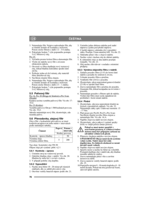 Page 1576
ČEŠTINACS
3. Nainstalujte filtr. Nejprve našroubujte filtr, aby 
se těsnění dostalo do kontaktu s motorem. 
Potom otočte filtrem o další 1/2 - 3/4 otáčky.
4. Pokračujte bodem 7 výše popsaného postupu 
5.4.2 Motorový olej.
Pro 25:
1. Vyčistěte prostor kolem filtru a demontujte filtr.
2. Vložte do nádoby nový filtr s otvorem 
obráceným nahoru.
3. Otvorem ve filtru doplňujte nový motorový 
olej, dokud hladina nedosáhne spodní části 
závitu.
4. Počkejte jednu až dvě minuty, aby materiál 
filtru absorboval...