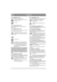 Page 5050
DEUTSCHDE
2.4.7 Gashebel (4, 5:G) 
Zur Regulierung der Motordrehzahl.
1. Vollgas – das Gerät sollte stets mit Voll-
gas betrieben werden. 
2. Leerlauf.
2.4.8 Scheinwerfer (4, 5:H)
Zugschalter für das Ein- und Ausschalten der 
Scheinwerfer.
2.4.9 Zündschloss (4, 5:I)
Das Zündschloss dient zum Anlassen und Abstel-
len des Motors. Drei Positionen:
1. Stoppstellung – der Motor ist kurzge-
schlossen. Der Schlüssel kann abgezogen 
werden.
2. Fahrposition
3. Startstellung – wenn der Schlüssel in 
die...