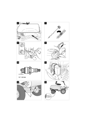 Page 3
SVENSKA
S
0,7 - 0,8 mm
67
89
1011
1213 