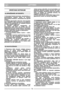 Page 3LATVISKILVLV
DROŠIBAS NOTEIKUMI
1) Uzman¥gi izlasiet instrukciju. Iepaz¥stieties ar
p∫aujmaš¥nas  vad¥bas  r¥kiem  un  pareizu
p∫aujmaš¥nas  lietošanu.  IemÇcieties  Çtri  apturït
motoru.
2) Lietojiet p∫aujmaš¥nu tikai tam, kam tÇ pared-
zïta,  respekt¥vi,  zÇles  p∫aušanai  un  savÇkšanai.
Jebkurš  cits  pielietojums  var  izrÇd¥ties  b¥stams
un rad¥t maš¥nai bojÇjumus.
3)  NekÇdÇ  gad¥jumÇ  nepie∫aujiet,  ka
p∫aujmaš¥nu  lieto  bïrni  vai  cilvïki,  kas  nav
nepieciešamÇ l¥men¥ iepazinušies ar...