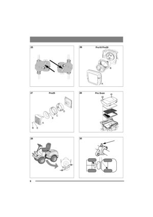 Page 66
AECD
B
E
Pro25
AB Pro16 Pro20
Pro Svan
25
27
2926
28
30 