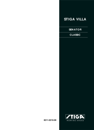 Page 1STIGA VILLA
SENATOR
CLASSIC
8211-0210-09 