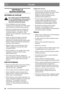 Page 3636
POLSKIPL
INSTRUKCJA 
BEZPIECZEŃSTWA
INFORMACJE OGÓLNE
Ten symbol oznacza OSTRZEŻENIE! 
W razie niedokładnego zastosowania się 
do instrukcji może dojść do obrażeń 
ciała i/lub uszkodzenia mienia.
•Proszę dokładnie przeczytać niniejszą 
instrukcję. Proszę zapoznać się ze sterowaniem 
oraz prawidłowym użytkowaniem maszyny.
• Maszyna ta przeznaczona jest wyłącznie do 
koszenia trawników. Inne użycie, takie jak 
wycinanie krzaków, żywopłotów, roślin 
pnących, itd. jest zabronione z powodu ryzyka 
obrażeń...