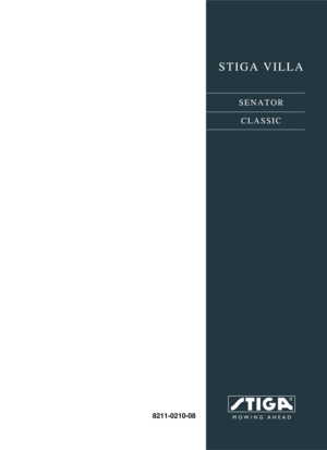 Page 1STIGA VILLA
SENATOR
CLASSIC
8211-0210-08 