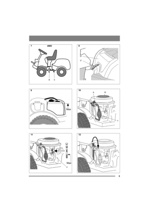 Page 33
4WD
BA
Max
Max
C
V
U
Y W
E
7
9
118
10
12 