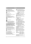 Page 942
POLSKIPL
2.4.7 Przepustnica (4, 5:G)
Służy do sterowania obrotami silnika.
1. Przepustnica całkowicie otwarta – 
podczas pracy maszyny przepustnica 
powinna być zawsze całkowicie otwarta. 
2. Bieg jałowy.
2.4.8 Reflektor (4, 5:H)
Włącznik wyciągany do włączania i wyłączania 
reflektorów.
2.4.9 Stacyjka (4, 5:I)
Stacyjka używana jest do uruchamiania/
zatrzymywania silnika. Możliwe są 3 pozycje:
1. Pozycja Stop – silnik jest wyłączony. 
Można wyjąć kluczyk.
2. Pozycja robocza
3. Pozycja Start –...