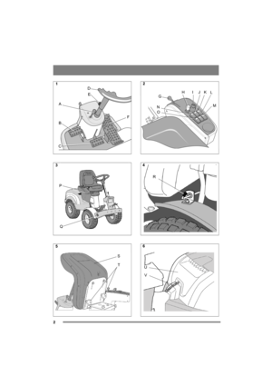 Page 22
A
B
CF
D
E
P
Q
S
T
GHIJK
L
N
O
M
R
V
U
1
3
52
4
6 