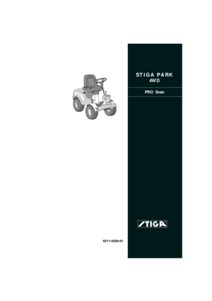 Page 1
STIGA PARK
4WD
PRO Svan
8211-0559-01 