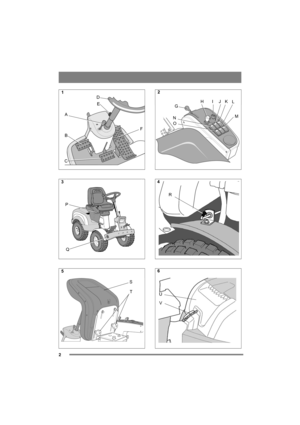 Page 22
A
B
CF
D
E
P
Q
S
T
GHIJK
L
N
O
M
R
V
U
1
3
52
4
6 