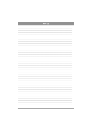 Page 13
NOTES
....................................................................................................................................................................
............................................................................................................................... .....................................
............................................................................................................................... ........................................