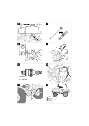 Page 4SVENSKA S
0,7 - 0,8 mm
67
89
1011
1213 