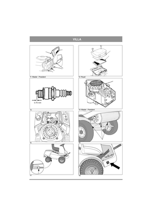 Page 4
VILLA
0.75 mm
11. Master - President12. Royal
14. Master - President
13.
15. 16.
17. 18. 