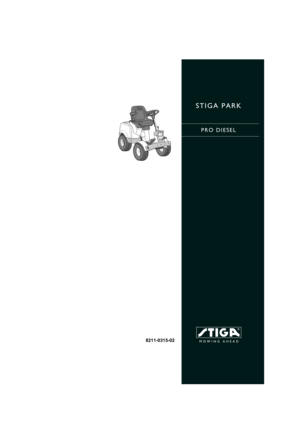 Page 1
STIGA PARK
PRO DIESEL
8211-0315-02 