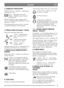 Page 66
POLSKIPL
3. HAMULEC POSTOJOWY
Inhibitor, który mo e zablokowa peda hamulca
w pozycji wci ni tej.
Wcisn peda hamulca do oporu.
Przesun inhibitor w prawo i zwolni
peda hamulca.
Hamulec postojowy zostaje zwolniony przez
naci ni cie pedau hamulca. Inhibitor spr ynowy
przesunie si na bok.
Przed uruchomieniem maszyny nale y sprawdzi ,
czy hamulec postojowy zosta zwolniony.
4. PEDA GAZU (President - Royal)
Peda, który uruchamia kolejne biegi.
1. Wcisn peda podbiciem
stopy–maszynaruszydo
przodu.
2. Brak...