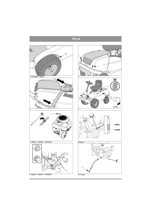 Page 3VILLA
V-R-REGL
12
N
N
95
OPEN
N
N
3. President - Royal
8.Royal 7. Master - Senator - President
9. Master - Senator - President
10. Royal4.
5.6.  