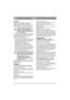 Page 4040
NORSKNO
BATTERIBatteriet er et ventilregulert batteri med 12 V 
nominell spenning. Batteriet er fullstendig 
vedlikeholdsfritt. Det er ikke nødvendig å 
kontrollere elektrolyttnivå eller foreta påfyllinger.
Ved levering ligger batteriet i tilbehørsesken.
Batteriet må lades helt opp før første 
gangs bruk. Batteriet skal alltid 
oppbevares i helt oppladet stand. Hvis 
batteriet oppbevares helt utladet, kan 
det få varige skader. 
Hvis maskinen ikke skal brukes i lengre tid (mer 
enn 1 måned), må...