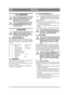 Page 1212
DEUTSCHDE
1 ALLGEMEINES
Dieses Symbol kennzeichnet eine WAR-
NUNG. Ein Nichtbefolgen der Anwei-
sungen kann Personen- und/oder 
Sachschäden nach sich ziehen.
Vor der Montage sind diese Anleitung 
sowie die beigefügte Broschüre „SI-
CHERHEITSHINWEISE“ aufmerk-
sam durchzulesen.
2 MONTAGE
Um Sach- und Personenschäden auszu-
schließen, darf das Gerät erst nach 
Ausführen aller Maßnahmen in dieser 
Anweisung eingesetzt werden.
2.1 ZUBEHÖRBEUTELIm Lieferumfang der Maschine befindet sich ein 
Beutel mit...