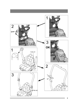 Page 33
1
2
3
OK
15 Nm x81
2
45 Nm x8
3 