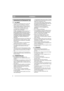 Page 22
SVENSKASV
1 SÄKERHETSFÖRESKRIFTER
1.1 ALLMÄNT• Läs igenom instruktionerna noga. Lär Er alla 
reglage samt rätt användning av maskinen.
• Före användning måste alla förare söka och 
erhålla praktisk utbildning i handhavandet av 
maskinen. Betona särskilt vikten av att:
a. Användning av åkgräsklippare kräver 
aktsamhet och koncentration.
b. Man, i sluttningar, inte får kontroll över en 
kanande åkgräsklippare genom att bromsa. 
Huvudorsakerna till att man tappar kontrollen 
är otillräckligt hjulgrepp,...