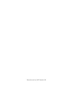 Page 136Manufactured by GGP Sweden AB  