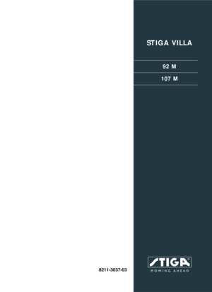 Page 1STIGA VILLA
92 M
107 M
8211-3037-03 